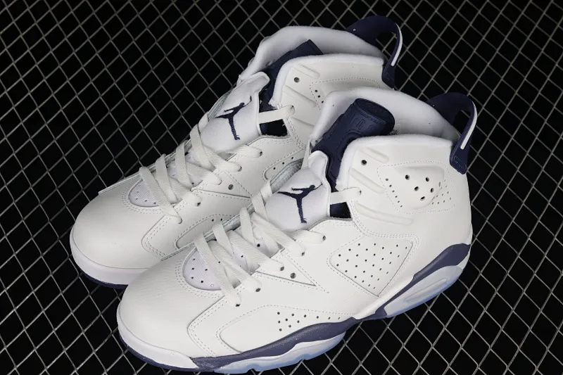 All categories Air Jordan Jordan series basketball shoes Air Jordan 6 Air Jordan 6 Retro "Midnight Navy" AJ6 Joe 6 white sea blue CT8529-141
